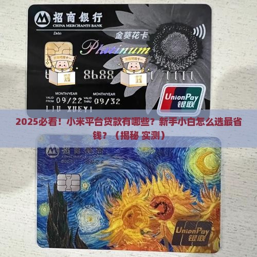 小米平台贷款有哪些