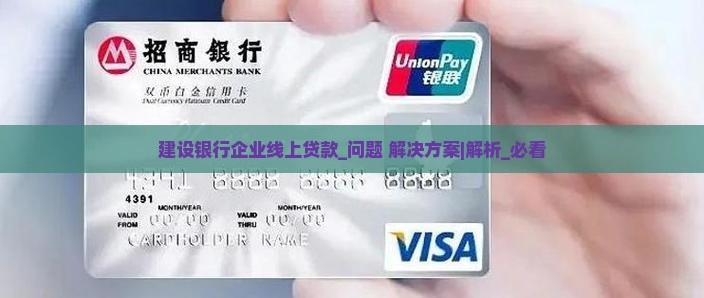 建设银行企业线上贷款