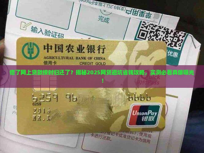 借了网上贷款按时归还了