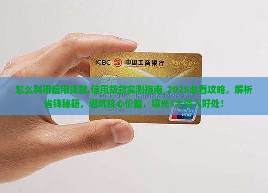 怎么利用信用贷款