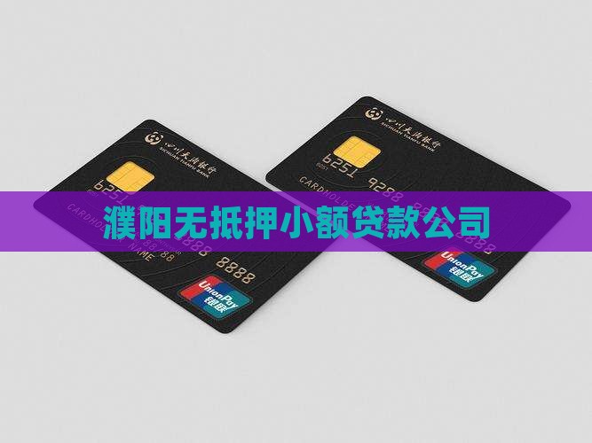 濮阳无抵押小额贷款公司