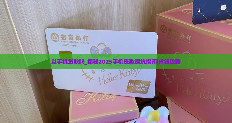 以手机贷款吗