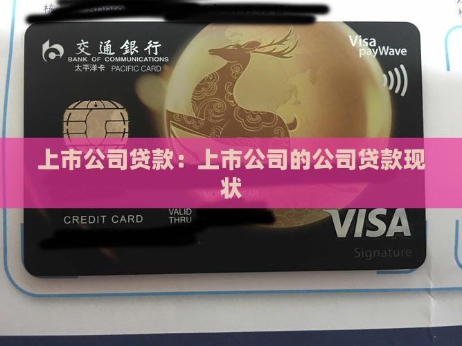 上市公司不用贷款吗现在