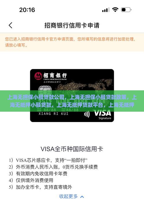 上海无担保小额贷款