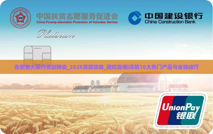 合肥各大银行贷款种类