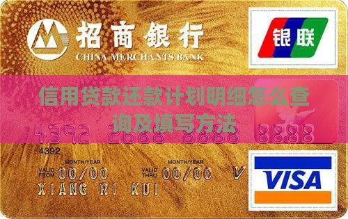 信用贷款还款计划