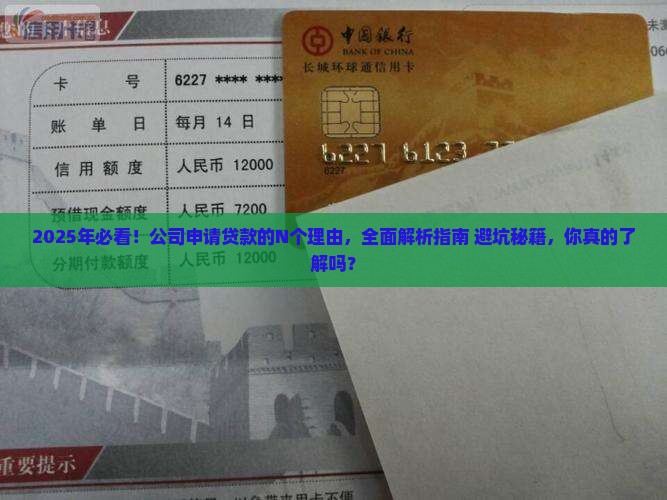 为什么公司要申请贷款