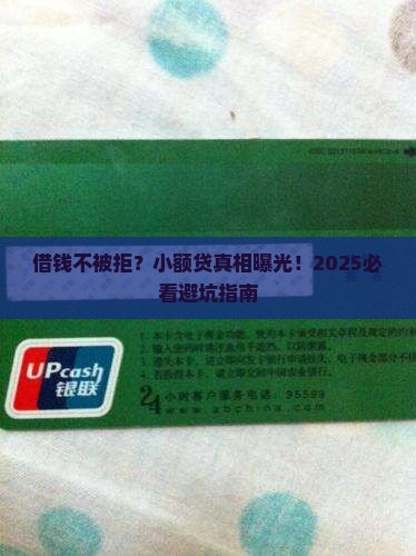 百分百不拒的小额贷款6