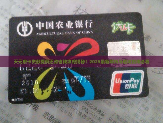 天元府卡贷款提前还款