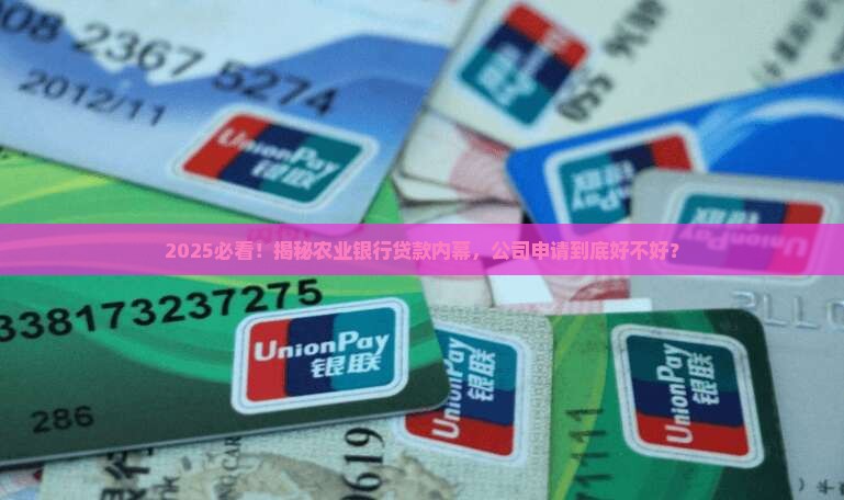 公司在农业银行好贷款吗