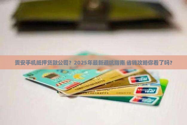 贵安手机抵押贷款公司