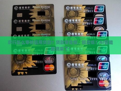 农行怎么审核信用贷款