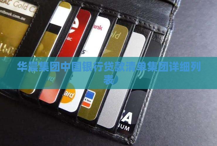 华晨集团中国银行贷款清单集团详细列表