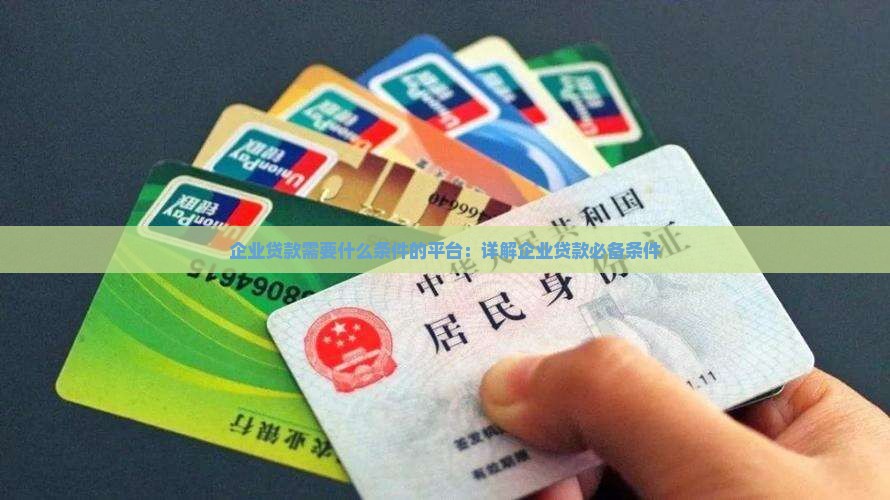 企业贷款需要什么条件的平台：详解企业贷款必备条件