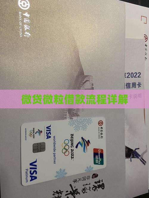 微贷微粒借款流程详解