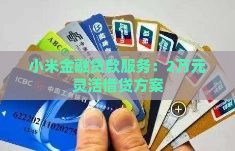 小米金融贷款服务：2万元灵活借贷方案