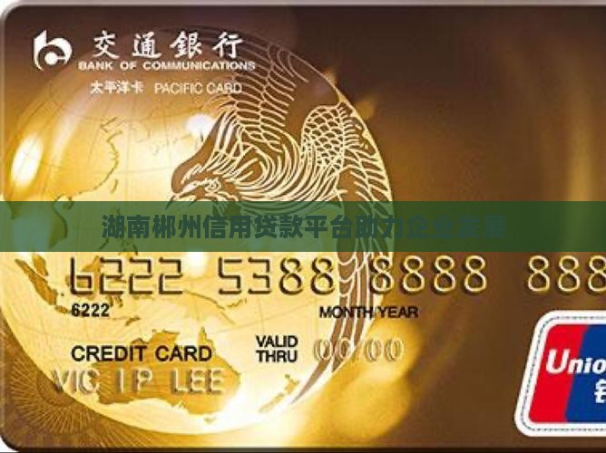湖南郴州信用贷款平台助力企业发展