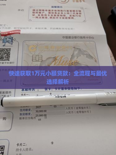快速获取1万元小额贷款：全流程与最优选择解析