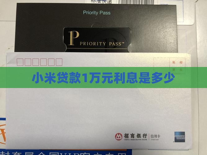 小米贷款1万元利息是多少