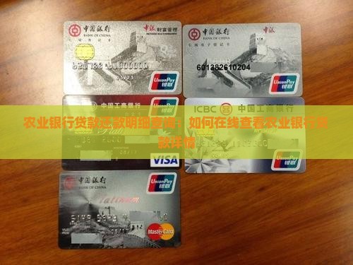 农业银行贷款还款明细查询：如何在线查看农业银行贷款详情