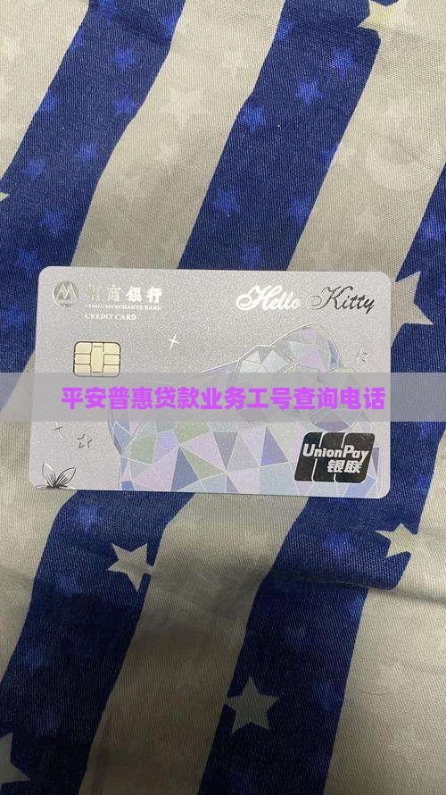 平安普惠贷款业务工号