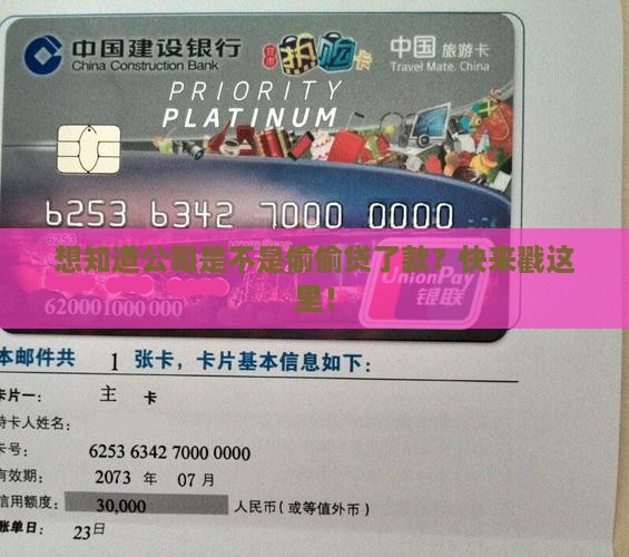 如何知道公司已贷款情况