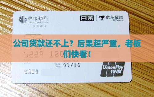 公司贷款还不了会怎样