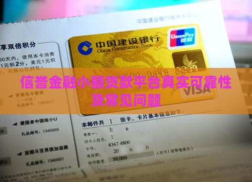 信誉金融小额贷款平台
