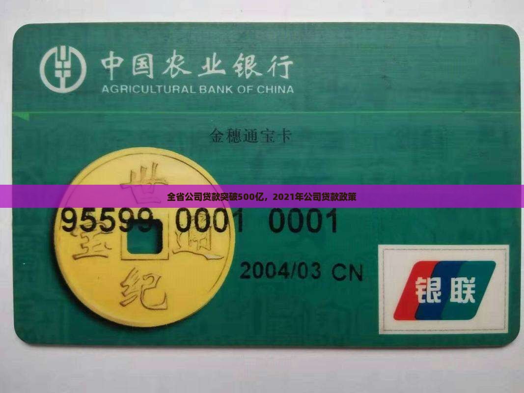 全省公司贷款突破