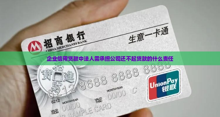 企业信用贷款法人责任