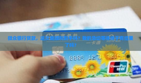 微众银行贷款能下来吗