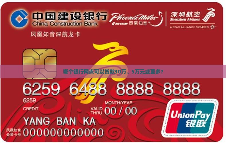 哪个银行网点可以贷款