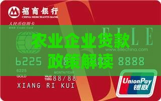 小微农业公司贷款政策