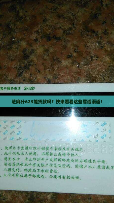 芝麻分623贷款有哪些