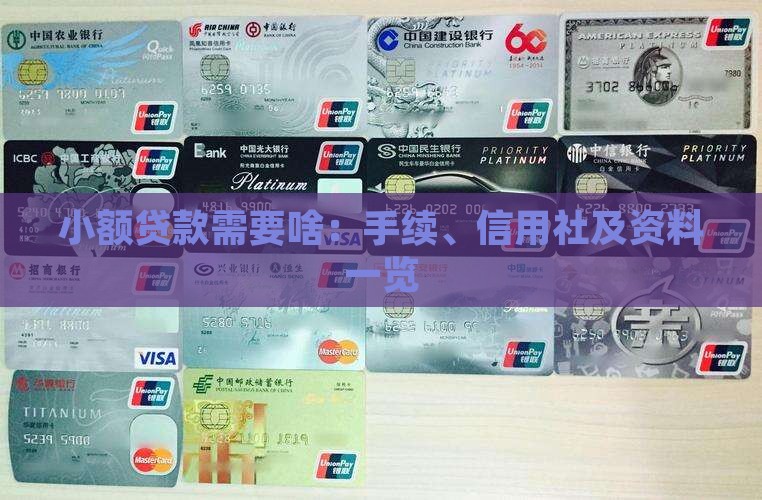 小额贷款需要啥 小额贷款需要啥