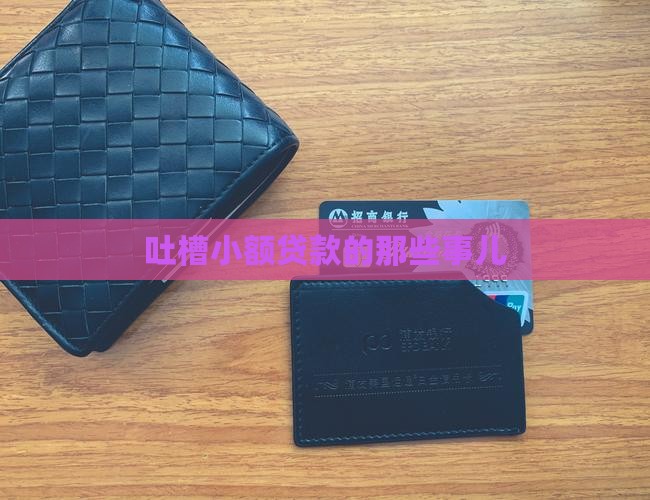 吐嘈小额贷款
