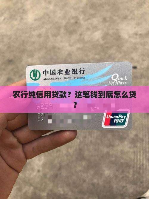 农行纯信用贷款是什么
