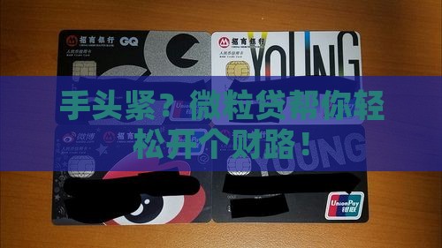 微粒贷就能贷款的口子
