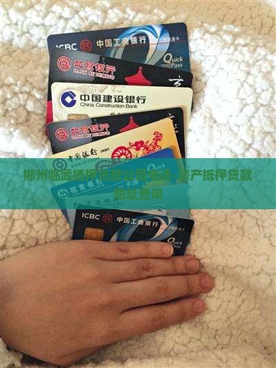 郴州临武抵押贷款公司电话