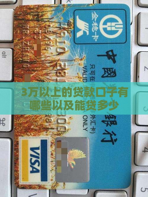 3万以上的贷款口子