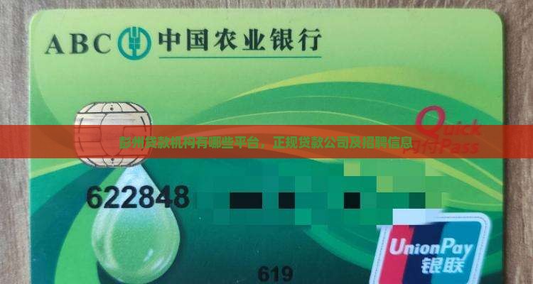 彭州贷款机构有哪些平台