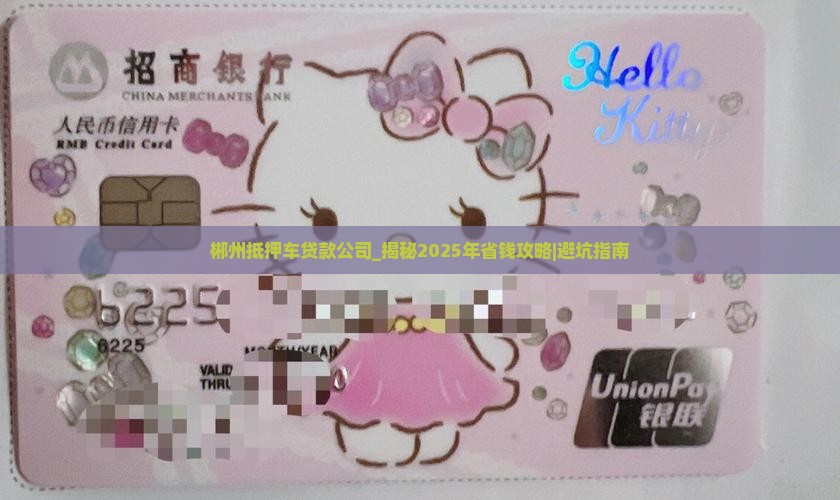 郴州抵押车贷款公司