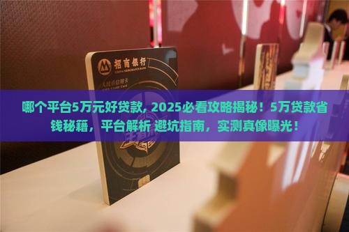 哪个平台5万元好贷款