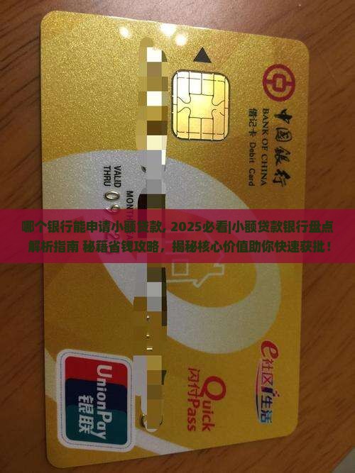 哪个银行能申请小额贷款