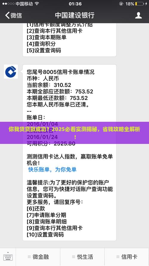 你我贷显示贷款成功