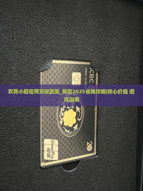 农民小额信用贷款政策