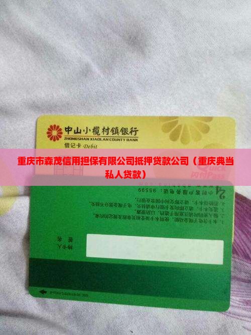 重庆市抵押贷款公司