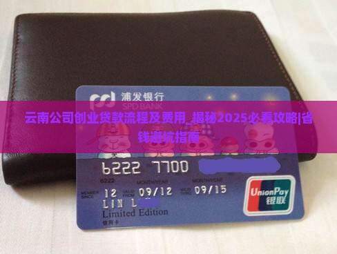 云南公司创业贷款流程及费用