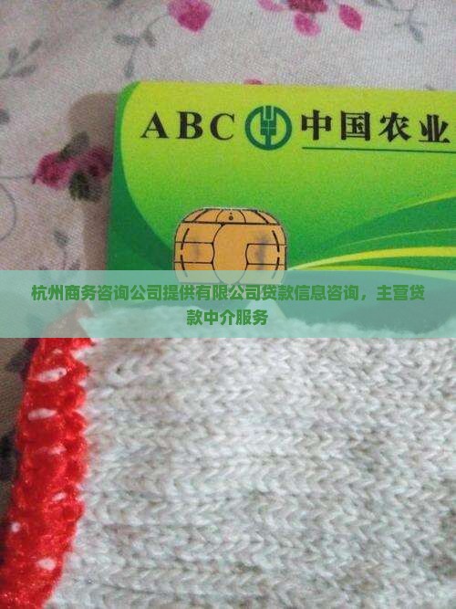 商务公司做贷款咨询