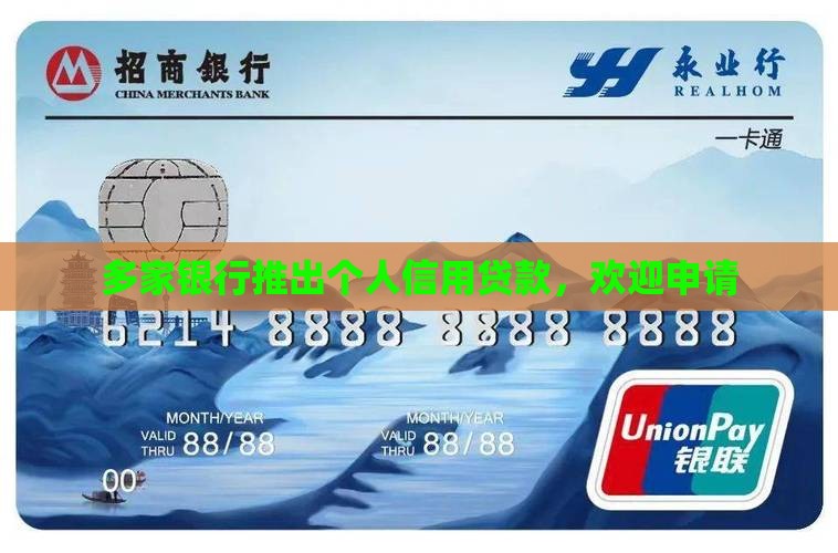 已有多家银行信用贷款